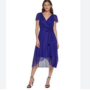 DKNY Royal Blue Midi Dress